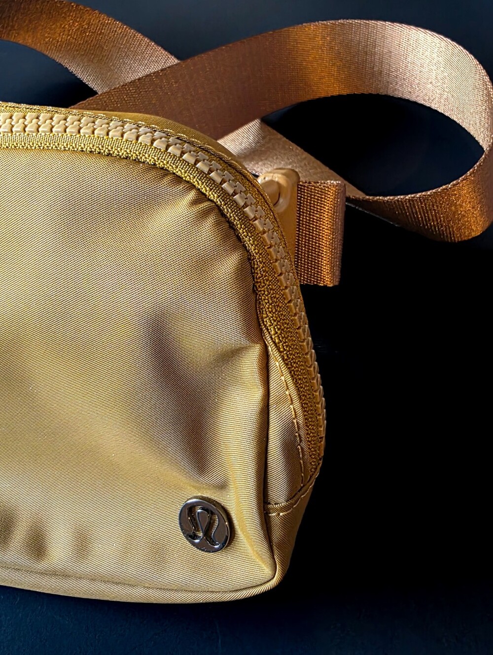 Lululemon Belt Bag in Dark Mustard Yellow
